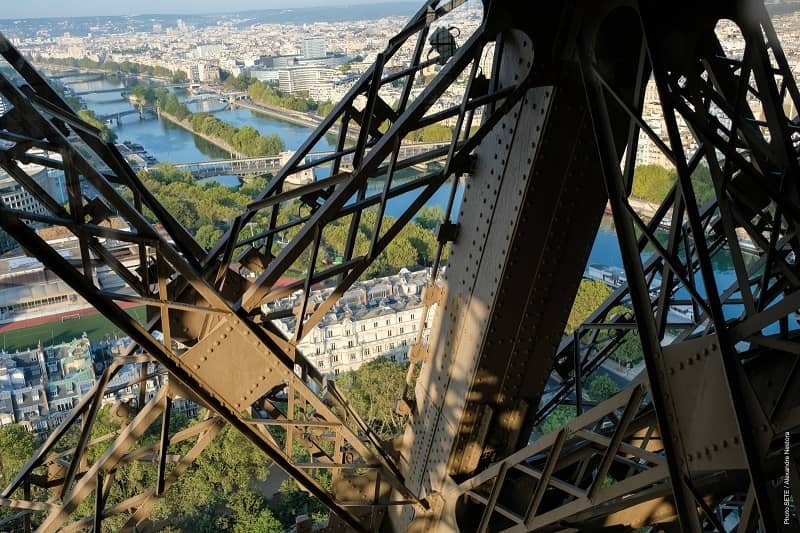 Eiffel Tower construction